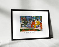 Paul Gauguin - We Shall Not Go to Market Today 1892