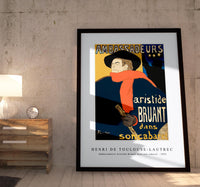 Henri De Toulouse–Lautrec - Ambassadeurs Aristide Bruant dans son cabaret 1892