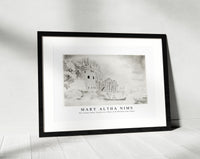 Mary Altha Nims - The Lonely Tower (Castle on a River with Willows and a Boat)