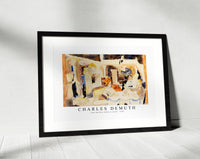 Charles demuth - Lulu and Alva Schön at Lunch-1918