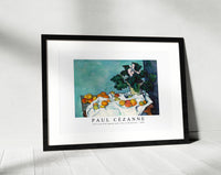 Paul Cezanne - Still Life with Apples and a Pot of Primroses 1890