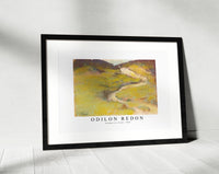 Odilon Redon - Pathway in a Field 1890