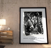 Ernst Ludwig Kirchner - Girl Dreaming 1918