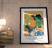 paul Gauguin - Two Tahitian Women in a Landscape 1892