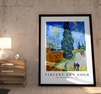 Vincent Van Gogh - Road with Cypress and Star 1890