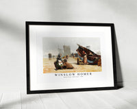 Winslow Homer - Beach Scene, Cullercoats 1881