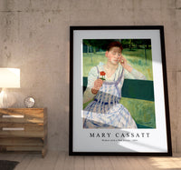 Mary Cassatt - Woman with a Red Zinnia 1891