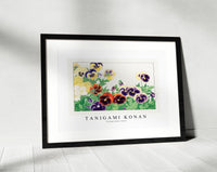 Tanigami Konan - Vintage pansy flower