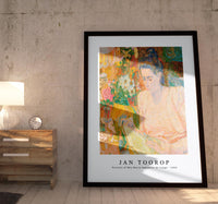 Jan Toorop - Portrait of Mrs Marie Jeannette de Lange (1900)