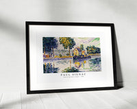 Paul Signac - View of the Seine, Samois (1906)