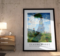 Claude Monet - Woman with a Parasol, Madame Monet and Her Son 1875