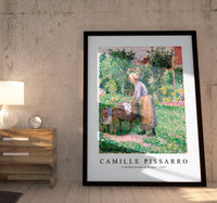 Camille Pissarro - A Washerwoman at Éragny 1893