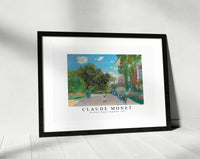 Claude Monet - The Artist's House at Argenteuil 1873