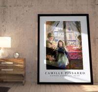 Camille Pissarro - At the Window, rue des Trois Frères 1878-1879