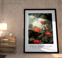 Martin Johnson Heade - Hummingbird and Passionflowers (ca. 1875–1885)