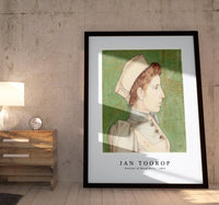 Jan Toorop - Portrait of Nurse Nelly (1894)