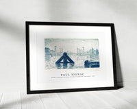 Paul Signac - Harbor in Holland–Flushing (La balise–En Holland, Flessingue) (ca. 1894)