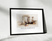 David Roberts - Ruins Temple on the Island of Biggeh Nubia-1796-1864
