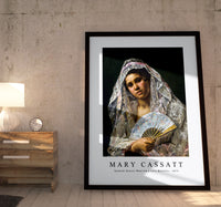 Mary Cassatt - Spanish Dancer Wearing a Lace Mantilla 1873