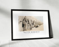 David Roberts - The Great Temple of Aboo Simble Nubia-1796-1864