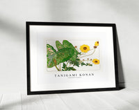 Tanigami Konan - Caladium & coreopsis