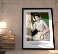 Jacques Emile Blanche - Emile Blanche's Portrait of Madeleine Pissard (1921)