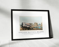 Giovanni Battista Belzoni - Mode in which the young Memnon's head, (now in the British Museum,) was removed illustration from the kings tombs in Thebes 1778-1823