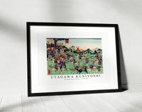 Utagawa Kuniyoshi - Kawanakajima no Kassen 1798-1861