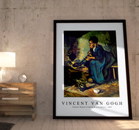 Vincent Van Gogh - Peasant Woman Cooking by a Fireplace 1885