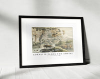 Cornelis ploos van amstel - Boslandschap met stier-1821