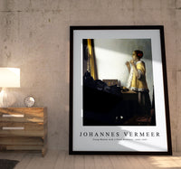 Johannes Vermeer - Young Woman with a Pearl Necklace 1663-1665