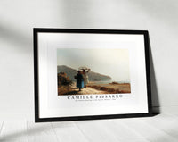 Camille Pissarro - Two Women Chatting by the Sea, St. Thomas 1856