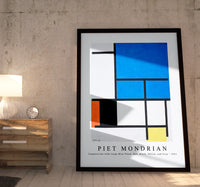 Piet Mondrian - Composition with Large Blue Plane, Red, Black, Yellow, and Gray 1921