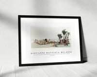 Giovanni Battista Belzoni - Extraordinary Overflowing of the Nile illustration from the kings tombs in Thebes 1778-1823