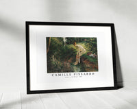 Camille Pissarro - Bather in the Woods 1895