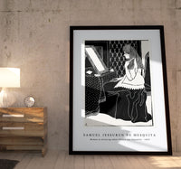 Samuel Jessurun De Mesquita - Woman at dressing table (Vrouw aan kaptafel) (c.1899)