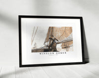 winslow homer - Yachting Girl-1880