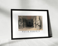 David Roberts - Interior of the Temple of Aboo Simbel Nubia-1796-1864