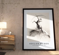 Odilon Redon - Centaur Aiming at the Clouds 1896