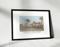 Camille Pissarro - The Road to Versailles, Louveciennes Morning Frost 1871