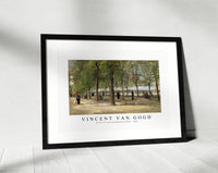 Vincent Van Gogh - Terrace in the Luxembourg Gardens 1886