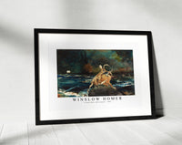 Winslow Homer - A Good Shot, Adirondacks 1892