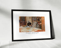 Pierre Bonnard - Woman and Dog at Table (1908)