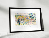 Paul signac - Petit Andely-The River Bank (1920-1929)