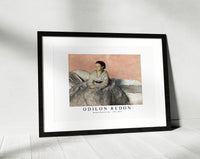 Odilon Redon - Madam Rene de Gas 1872-1873