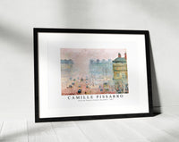 Camille Pissarro - Place du Theatre Francais Fog Effect 1897