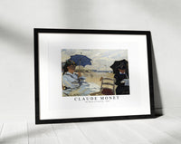 Claude Monet - The Beach at Trouville 1870