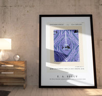 E.A.Seguy - Art Deco fountain pattern pochoir print in oriental style