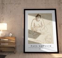 Paul gauguin - Seated Tahitian Woman (recto); Standing Tahitian Woman (verso) 1891-1893