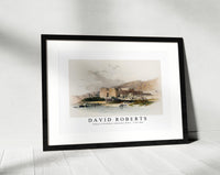 David Roberts - Temple of Kalabshee (Kalabsha) Nubia-1796-1864